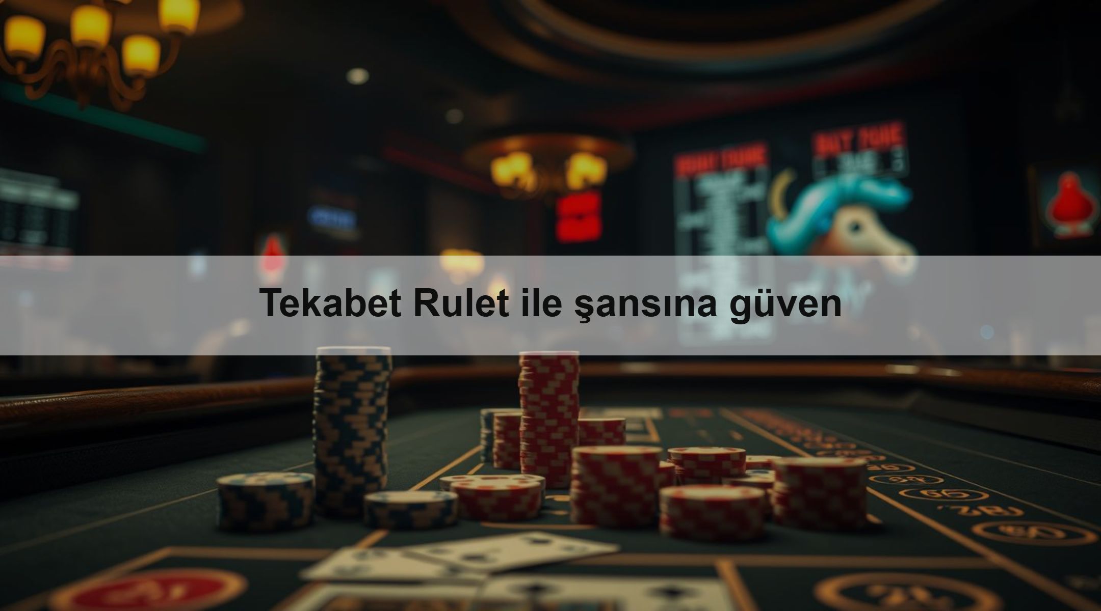 Tekabet Rulet ile şansına güven
